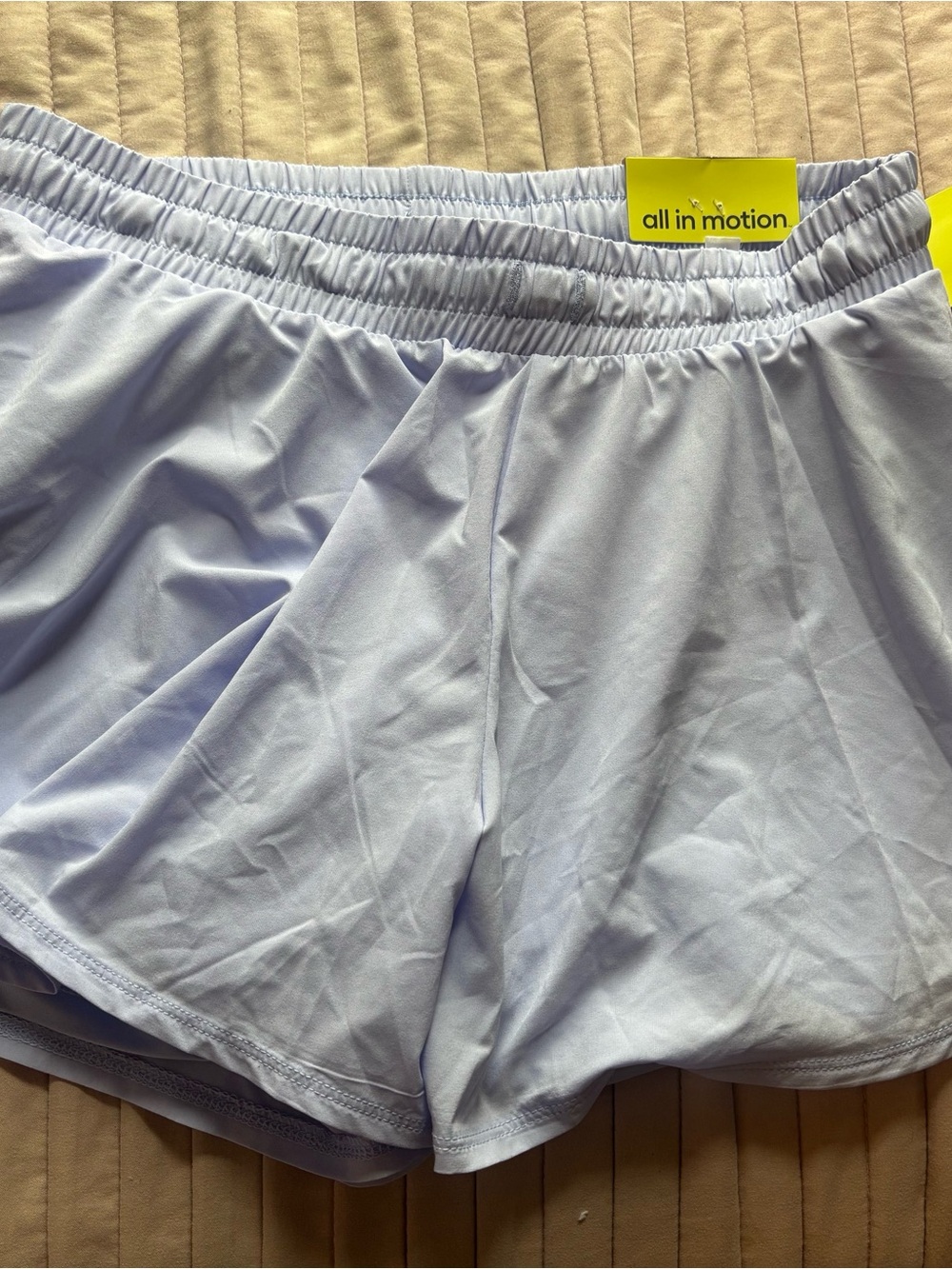 All in Motion Light Blue Girls Athletic Shorts